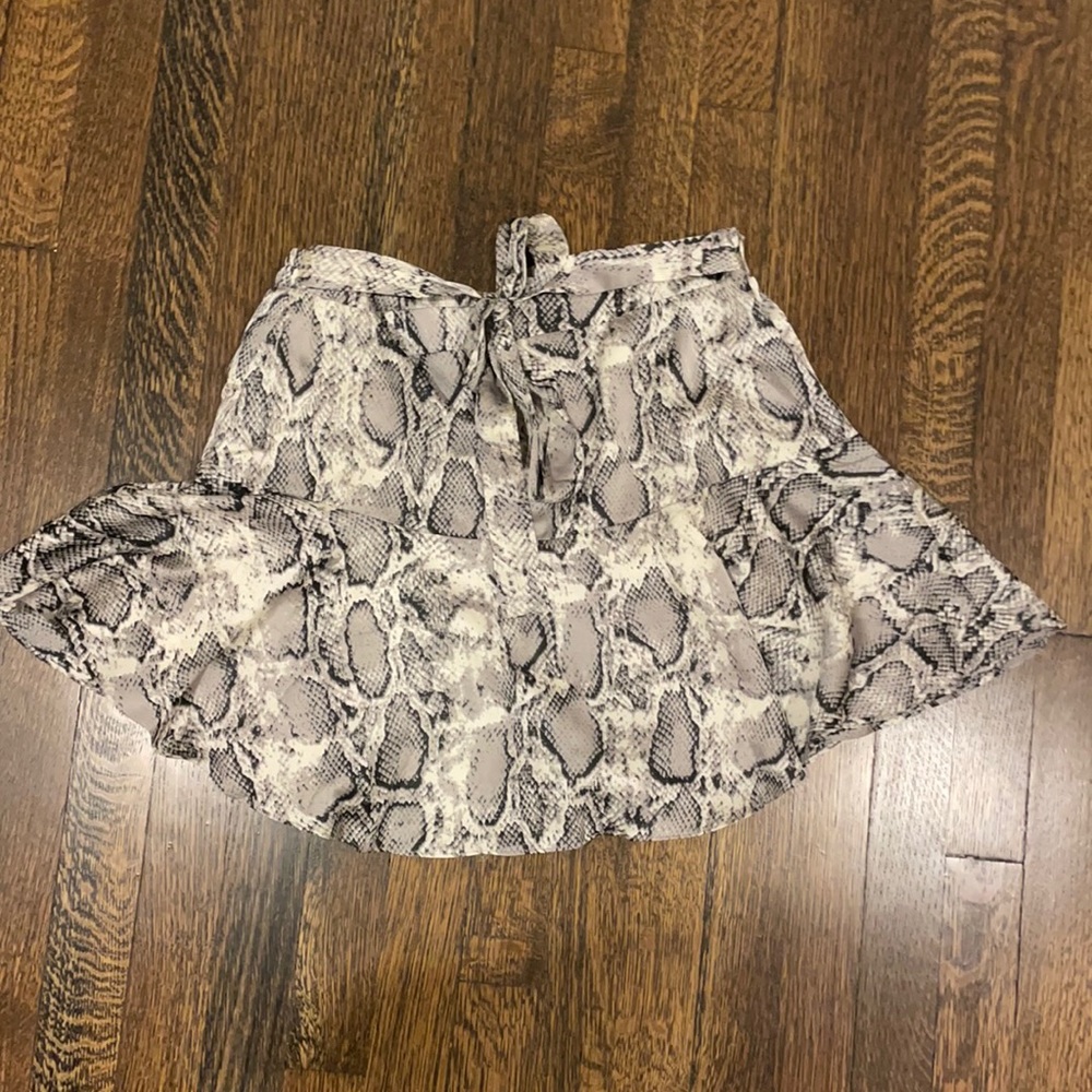 Glam Snakeskin Skirt size large